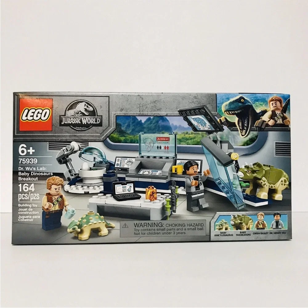 LEGO 75939 Jurassic World-Dr. Wu's Lab: BABY DINOSAURS BREAKOUT New Release 164 - Picture 2 of 8